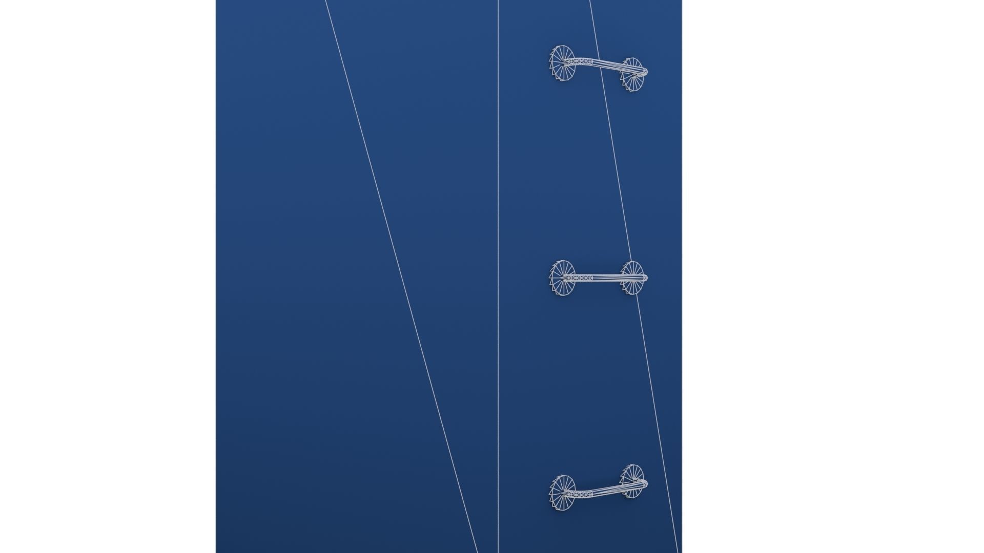 Filing Cabinet Low-poly 3D model_28