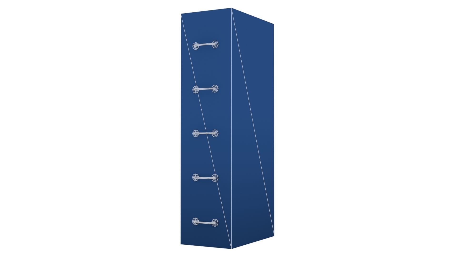 Filing Cabinet Low-poly 3D model_23