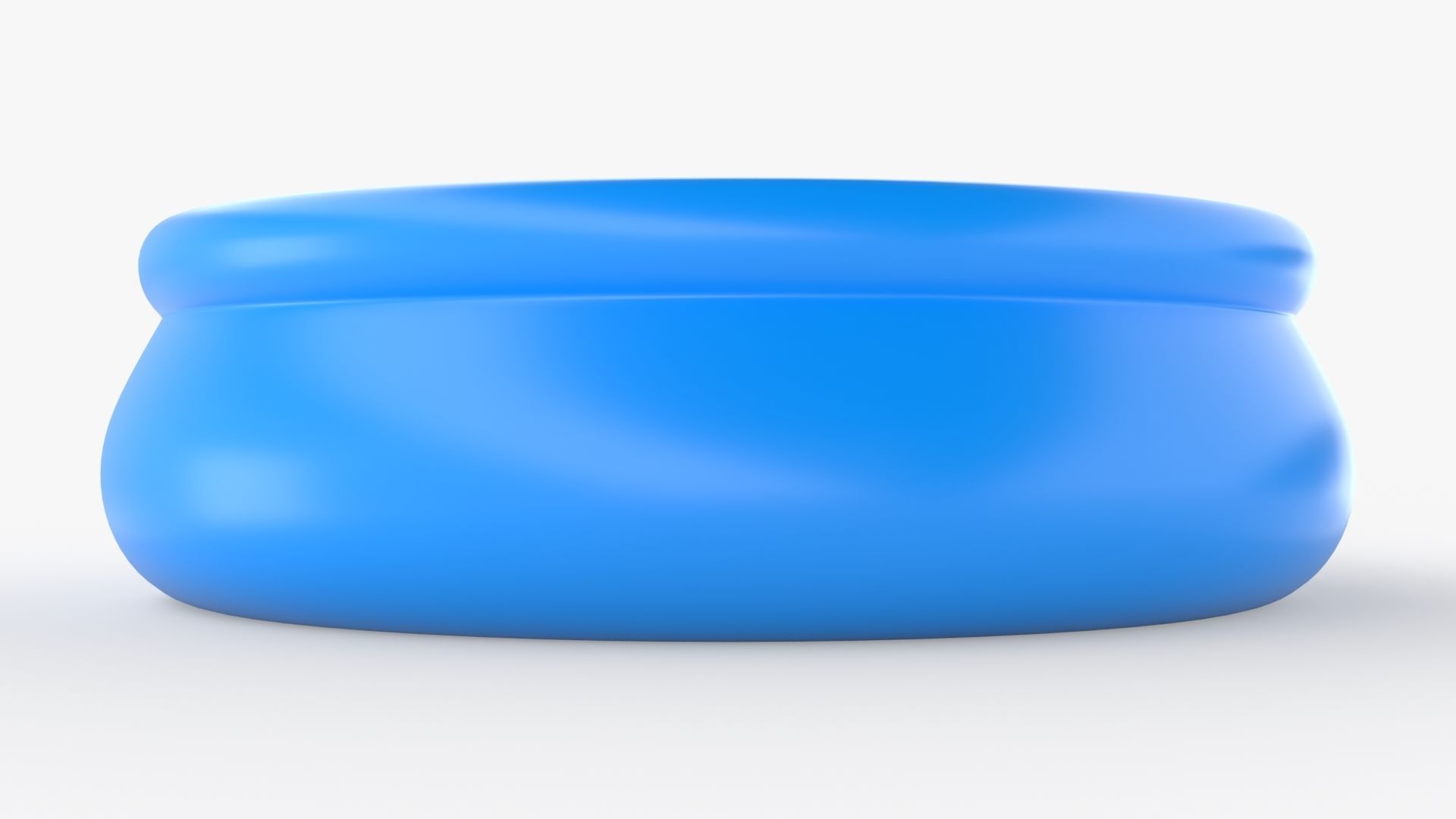 Family inflatable water pool 3D model_2