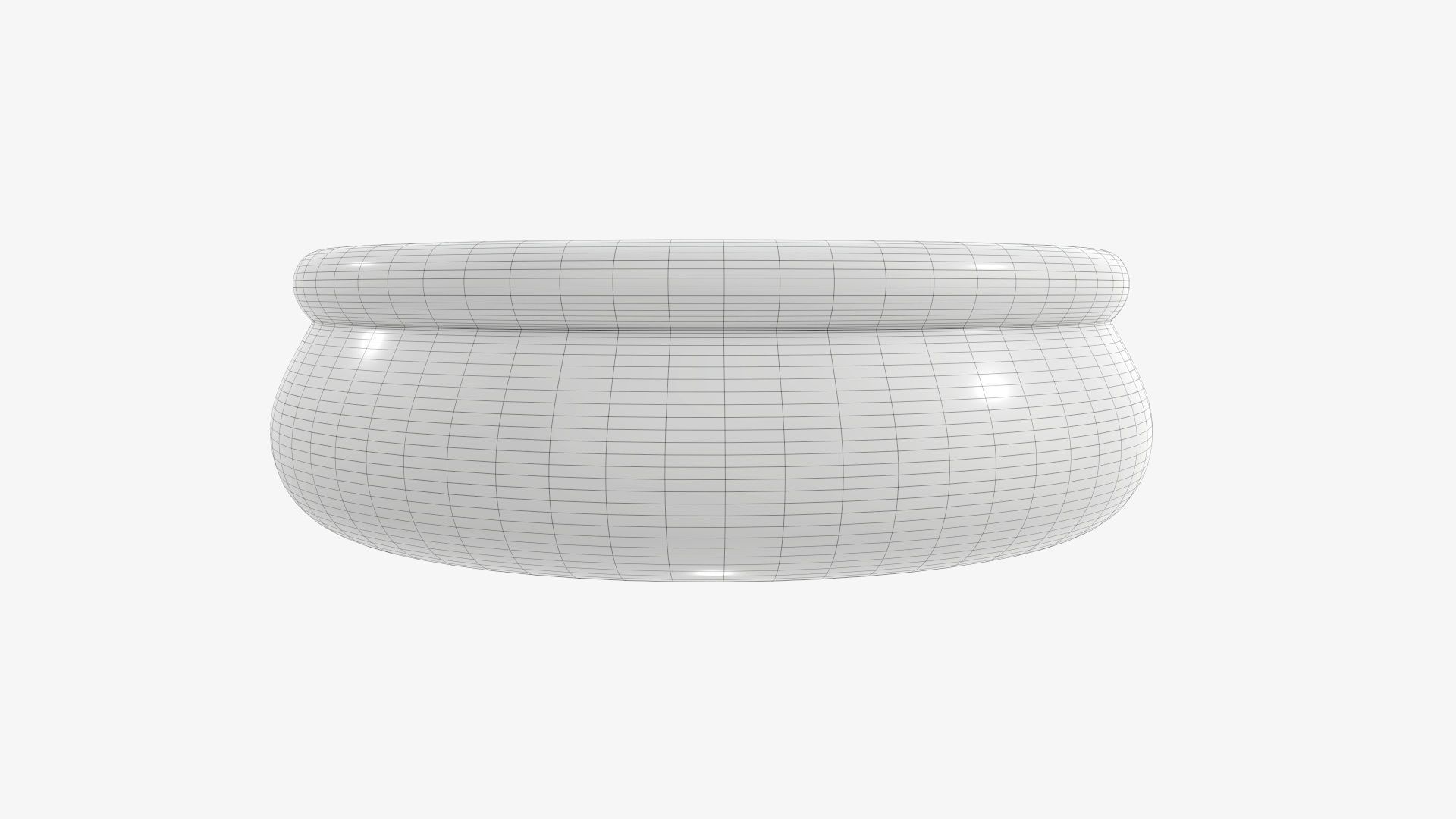 Family inflatable water pool 3D model_8