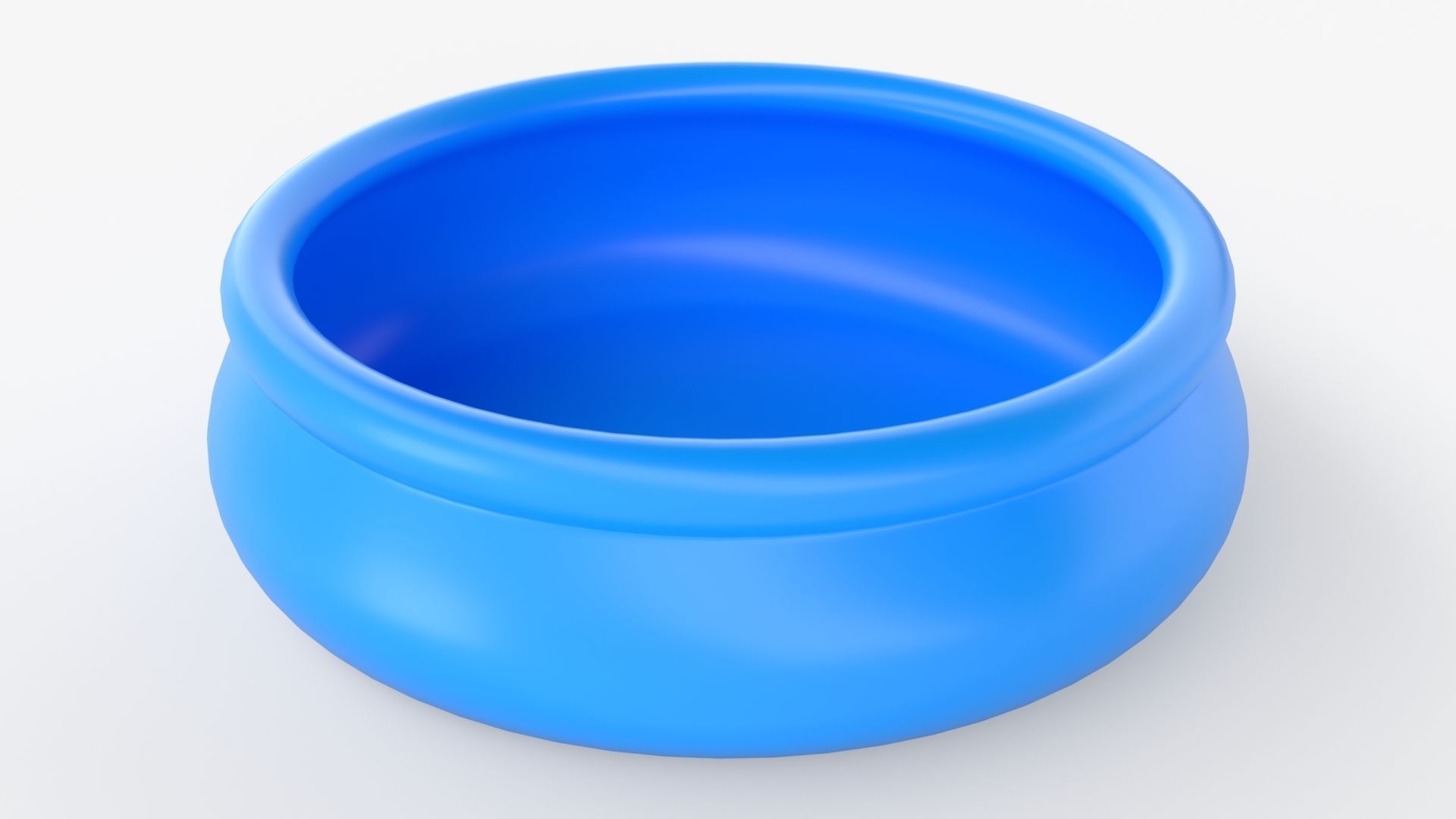 Family inflatable water pool 3D model_4