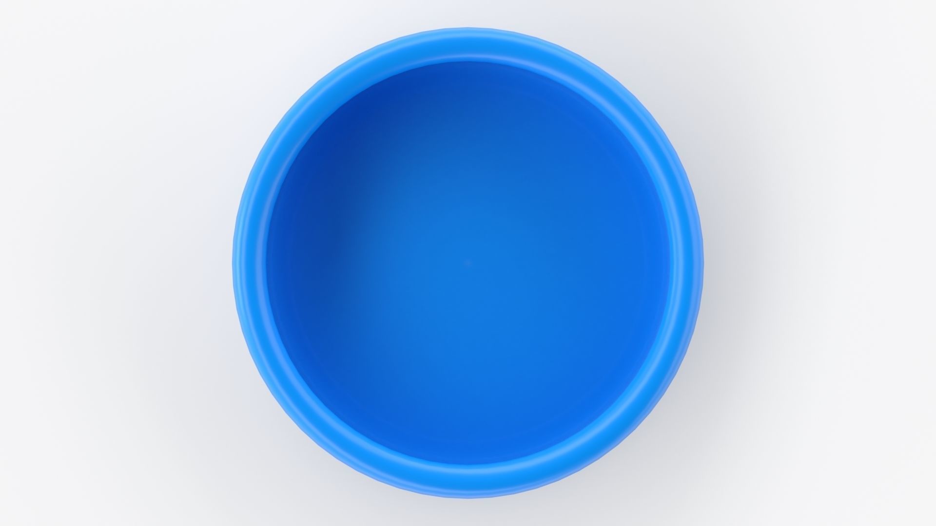 Family inflatable water pool 3D model_3