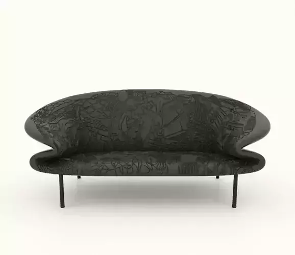 doodle sofa 3D model