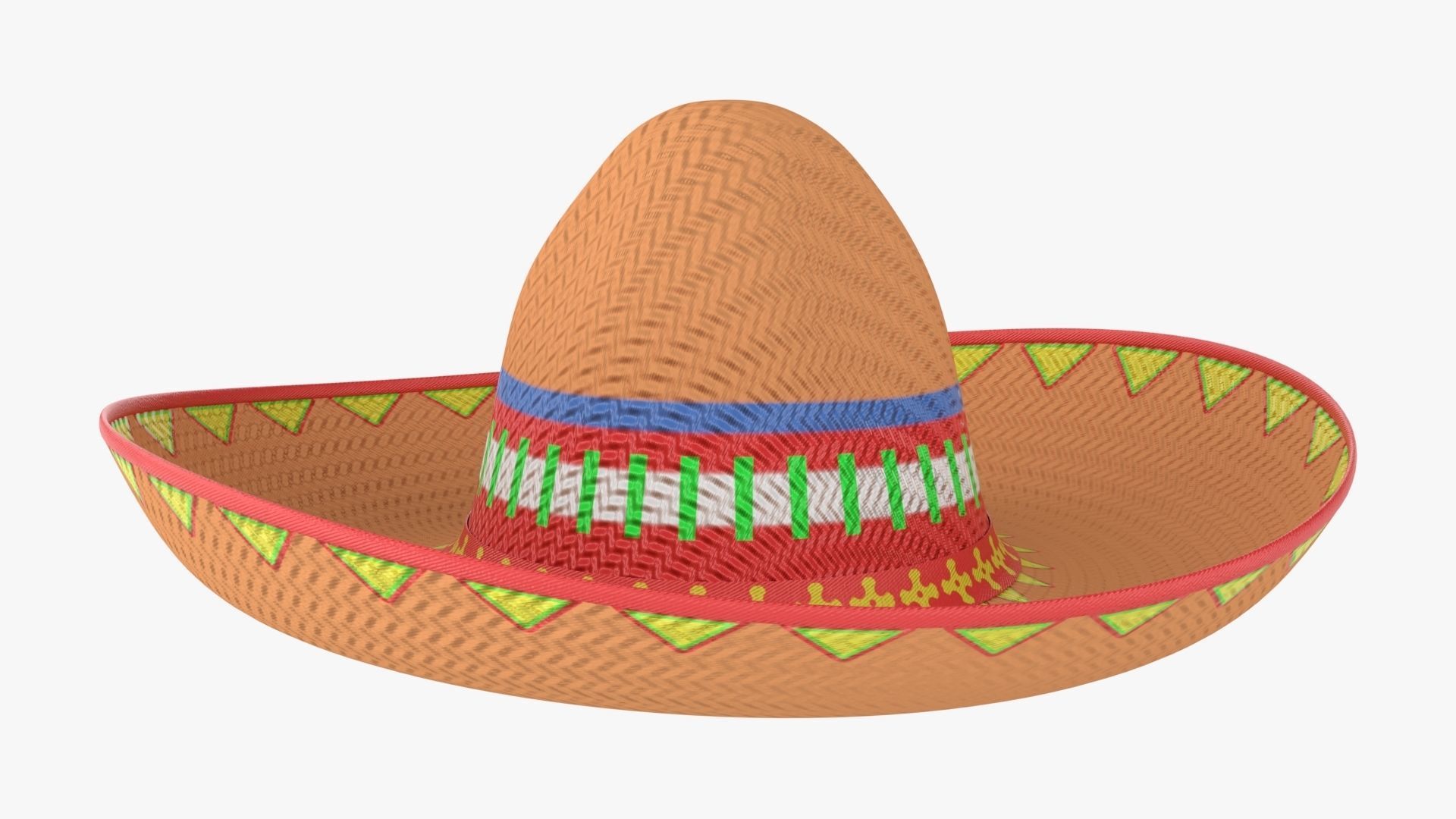 Sombrero Mexican hat 3D model_1
