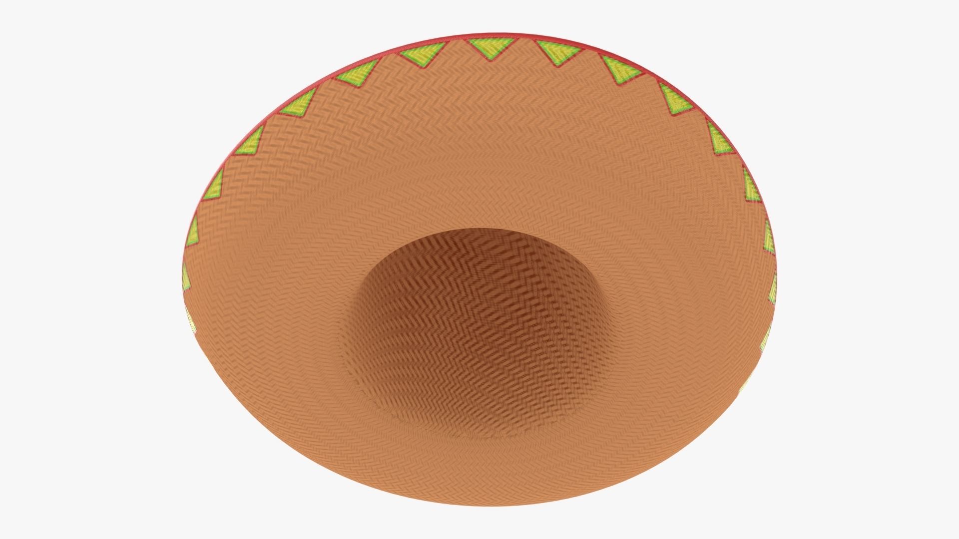Sombrero Mexican hat 3D model_4