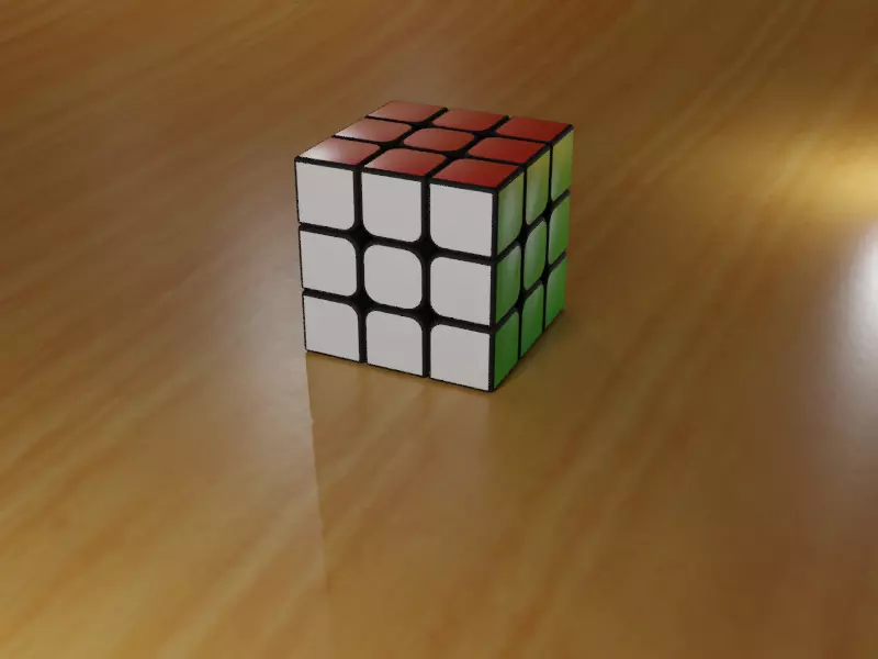 rubic cube Free low-poly 3D model