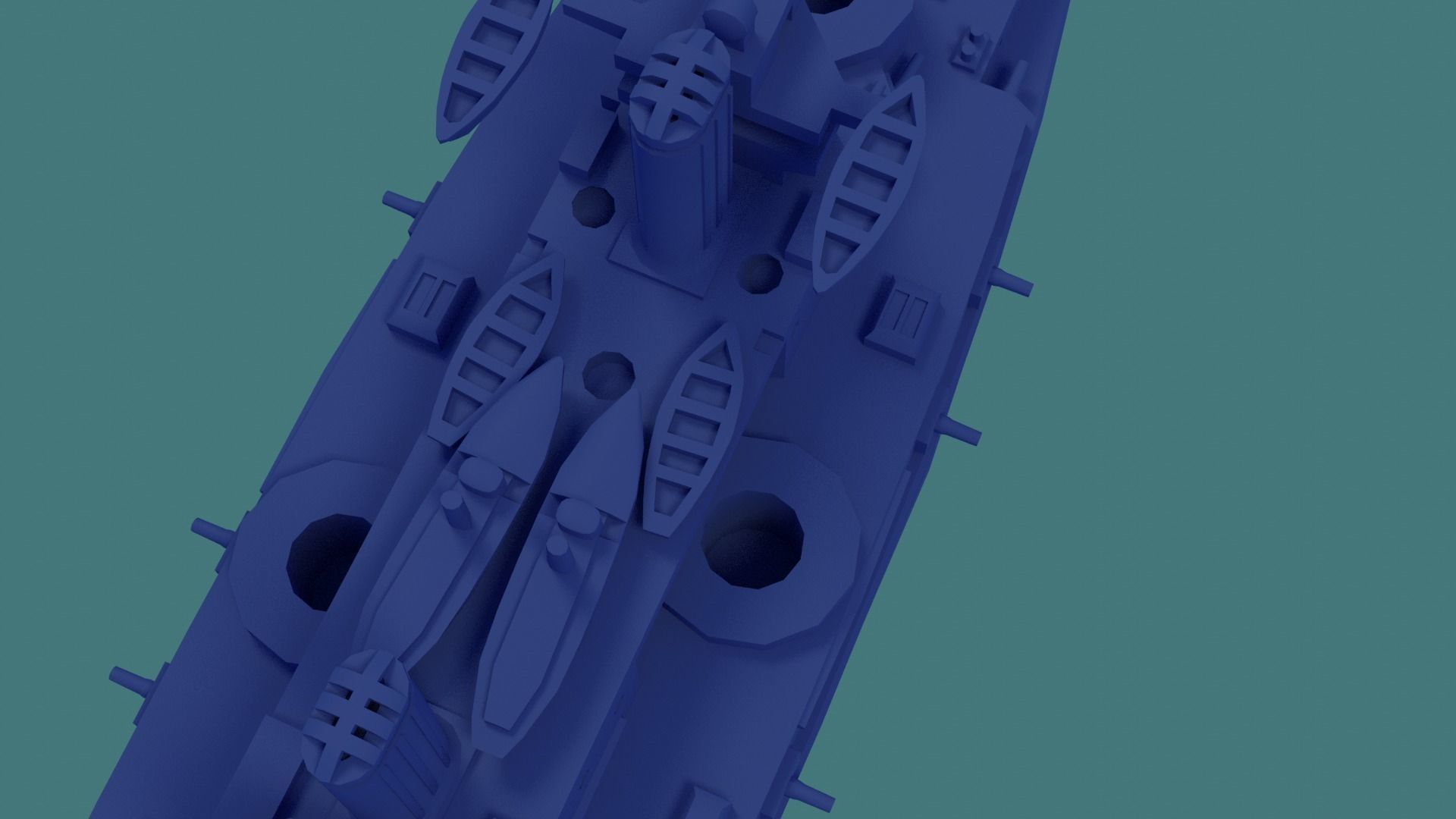 Brazilian Battleship Sao Paulo 1911 3D print model_26