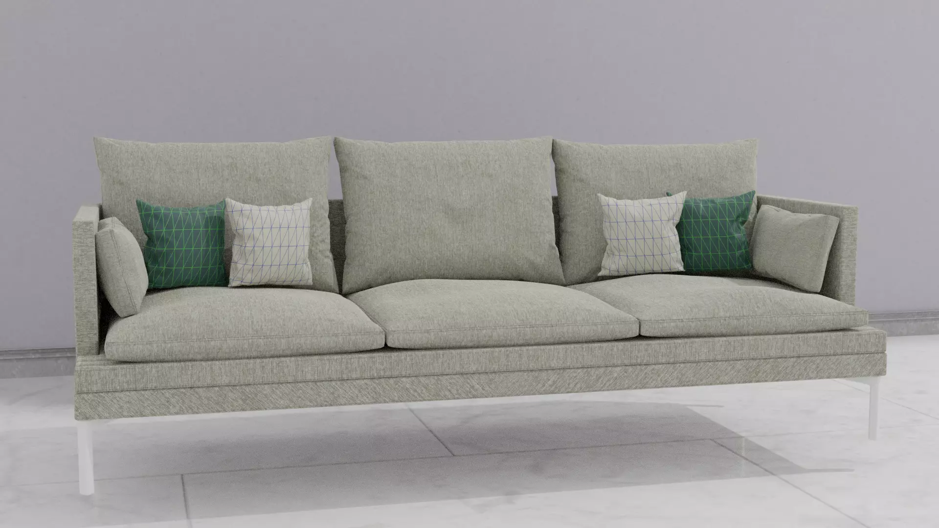 Photorealistic Couch Free 3D model