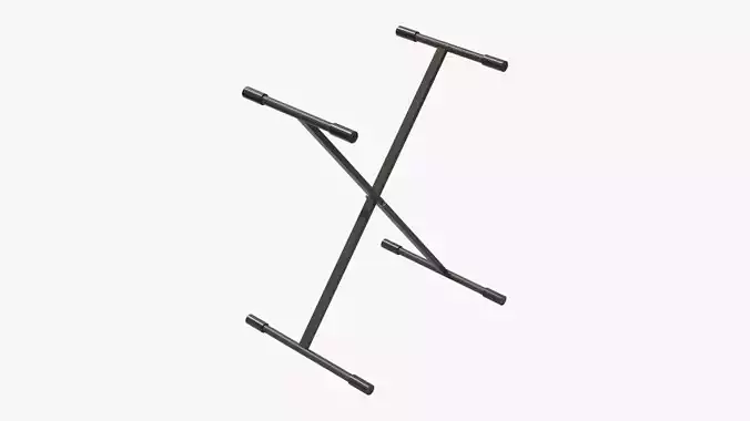 Stand for music keyboard 3D model