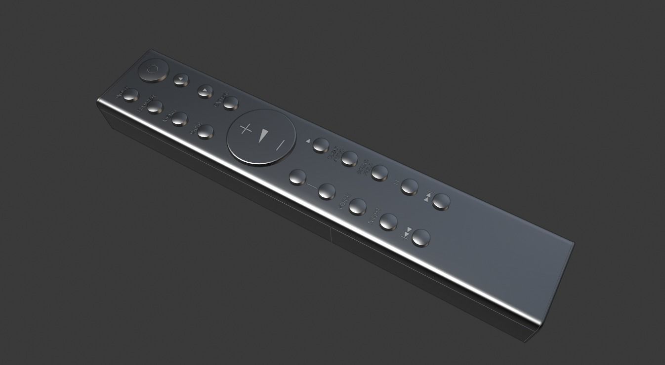 Remote Controller 3D Model Low-poly 3D model_8