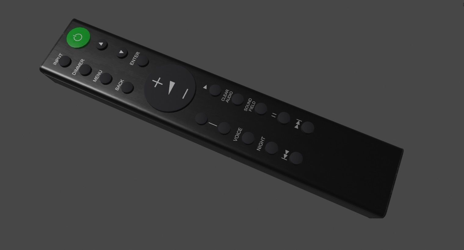 Remote Controller 3D Model Low-poly 3D model_5