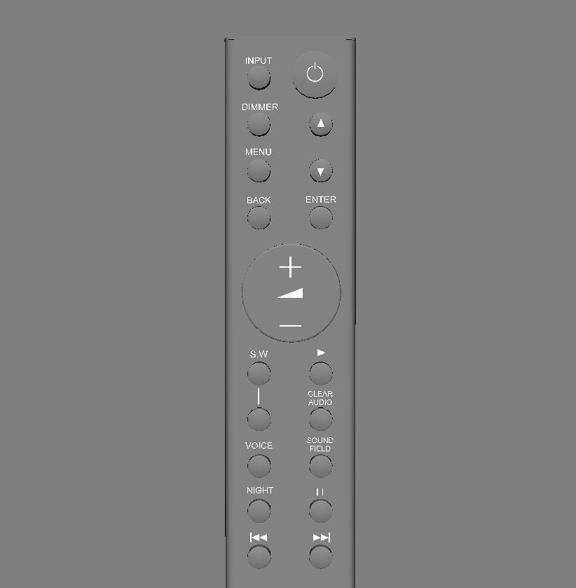 Remote Controller 3D Model Low-poly 3D model_18