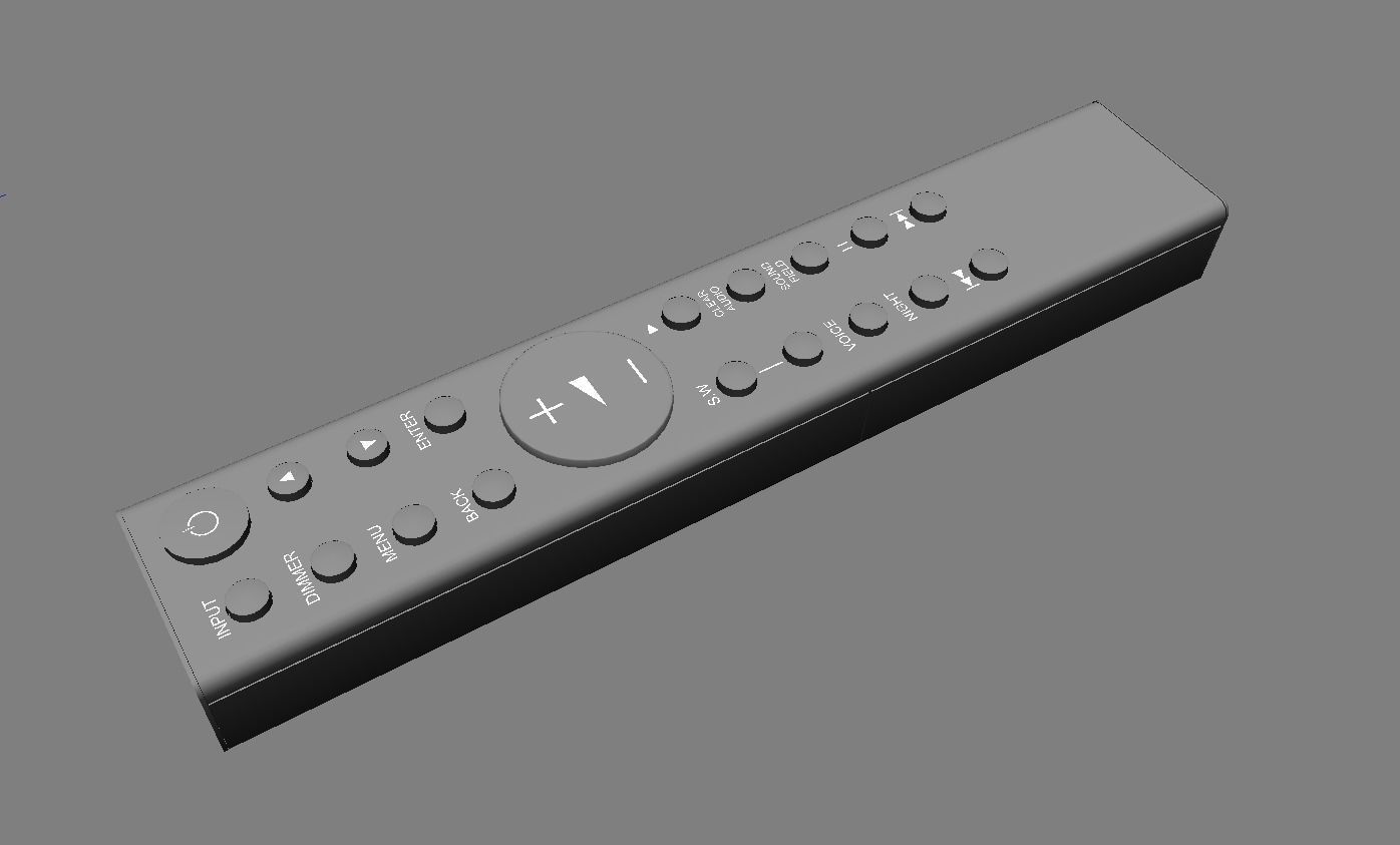 Remote Controller 3D Model Low-poly 3D model_19