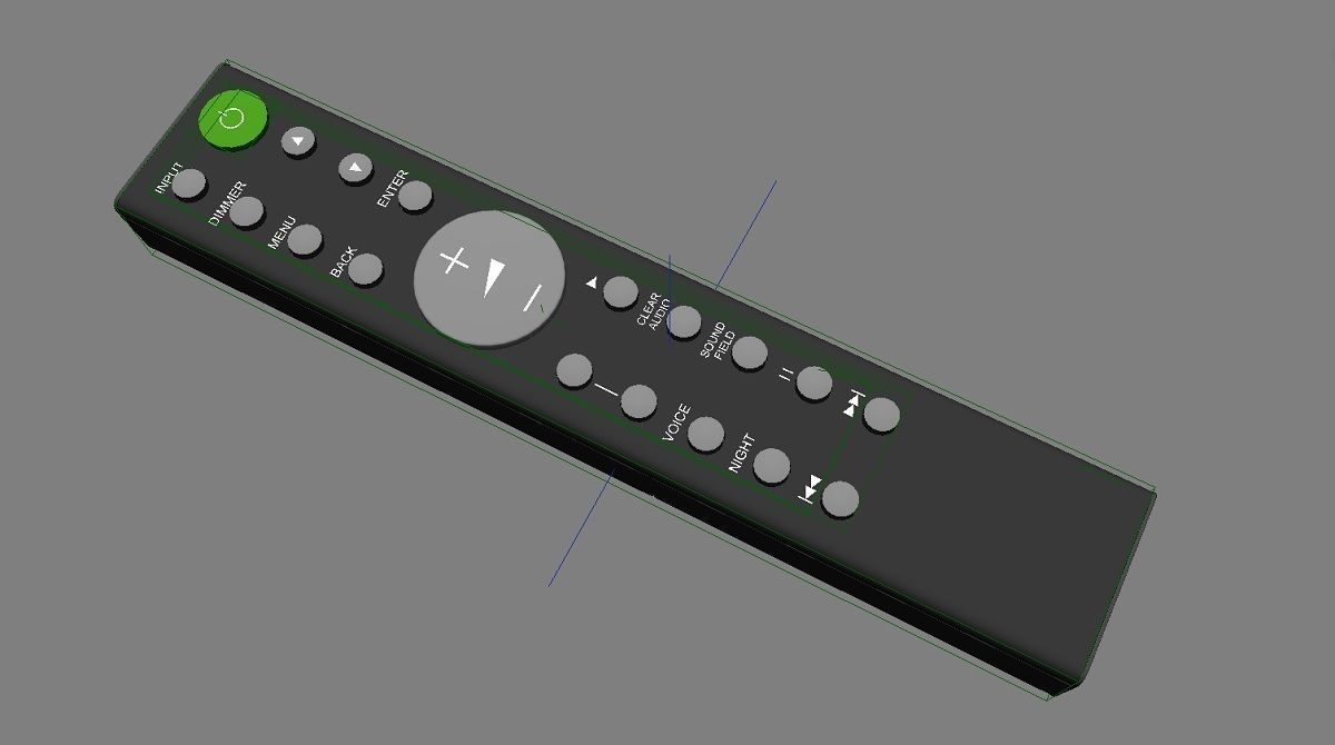 Remote Controller 3D Model Low-poly 3D model_25