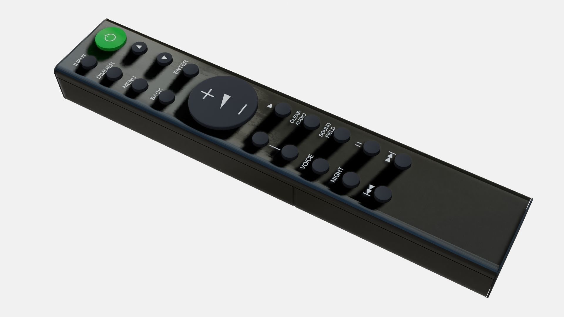 Remote Controller 3D Model Low-poly 3D model_3