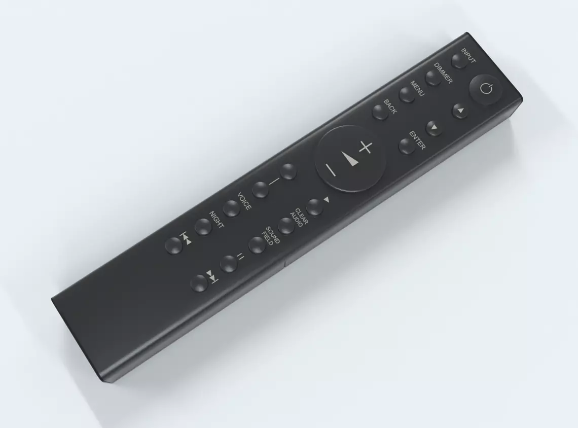 Remote Controller 3D Model Low-poly 3D model_0