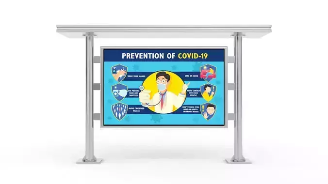 Outdoor Advertising Kiosk Display