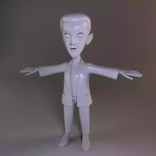 Low Poly Base Model Boy