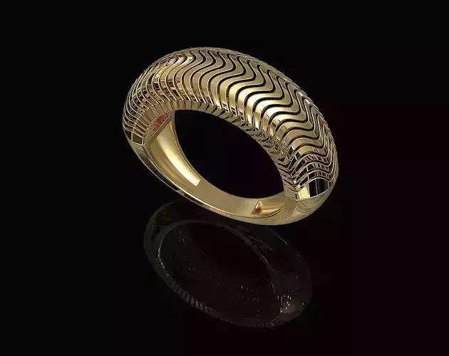 Deep Waves Ring