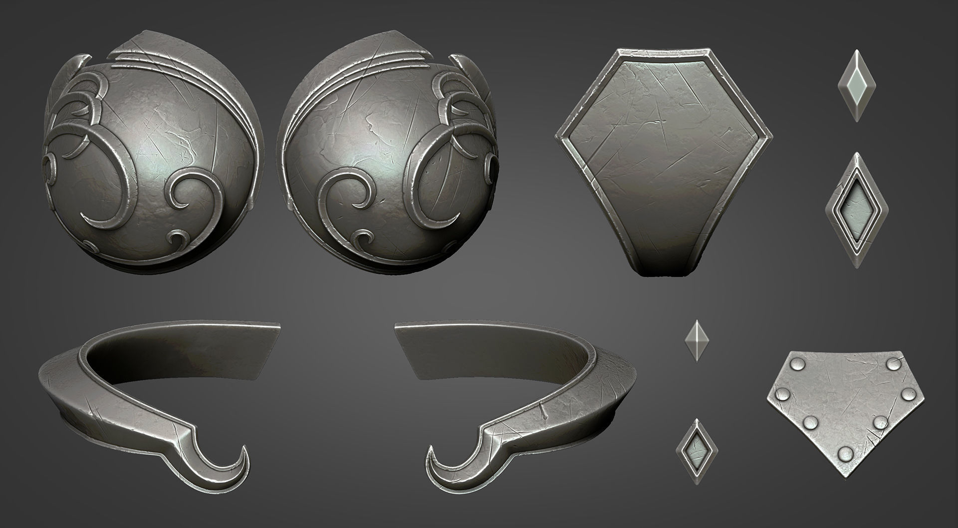 Sylvanas Windrunner - Torso armor 3D print model_5