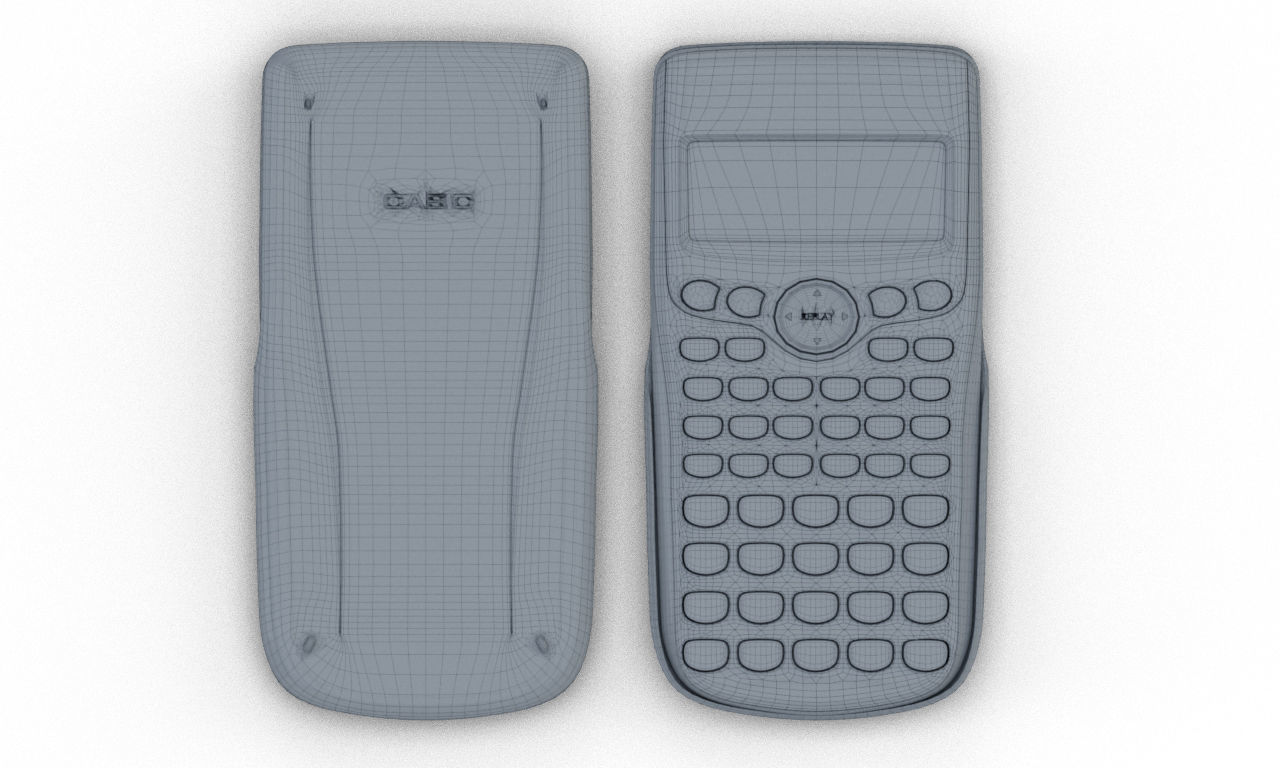 Casio FX82AU PLUS II Scientific Calculator 3D model_10