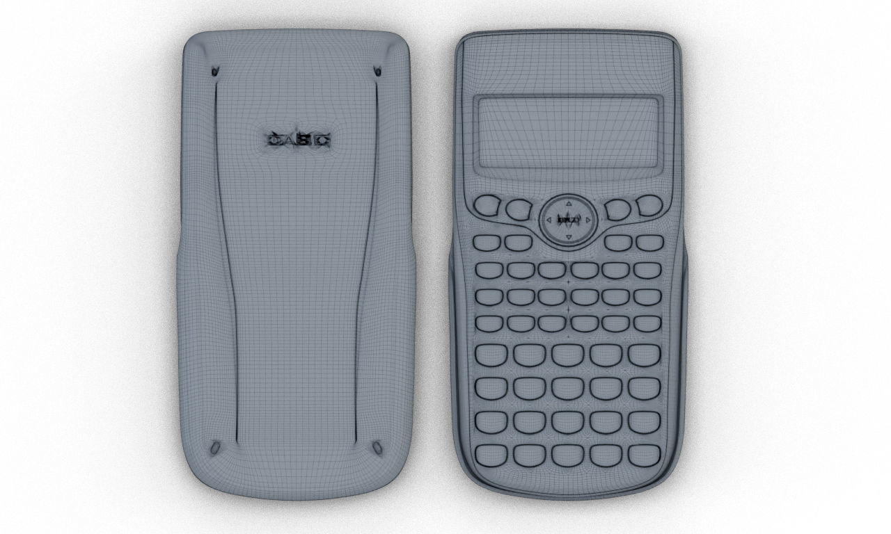 Casio FX82AU PLUS II Scientific Calculator 3D model_9