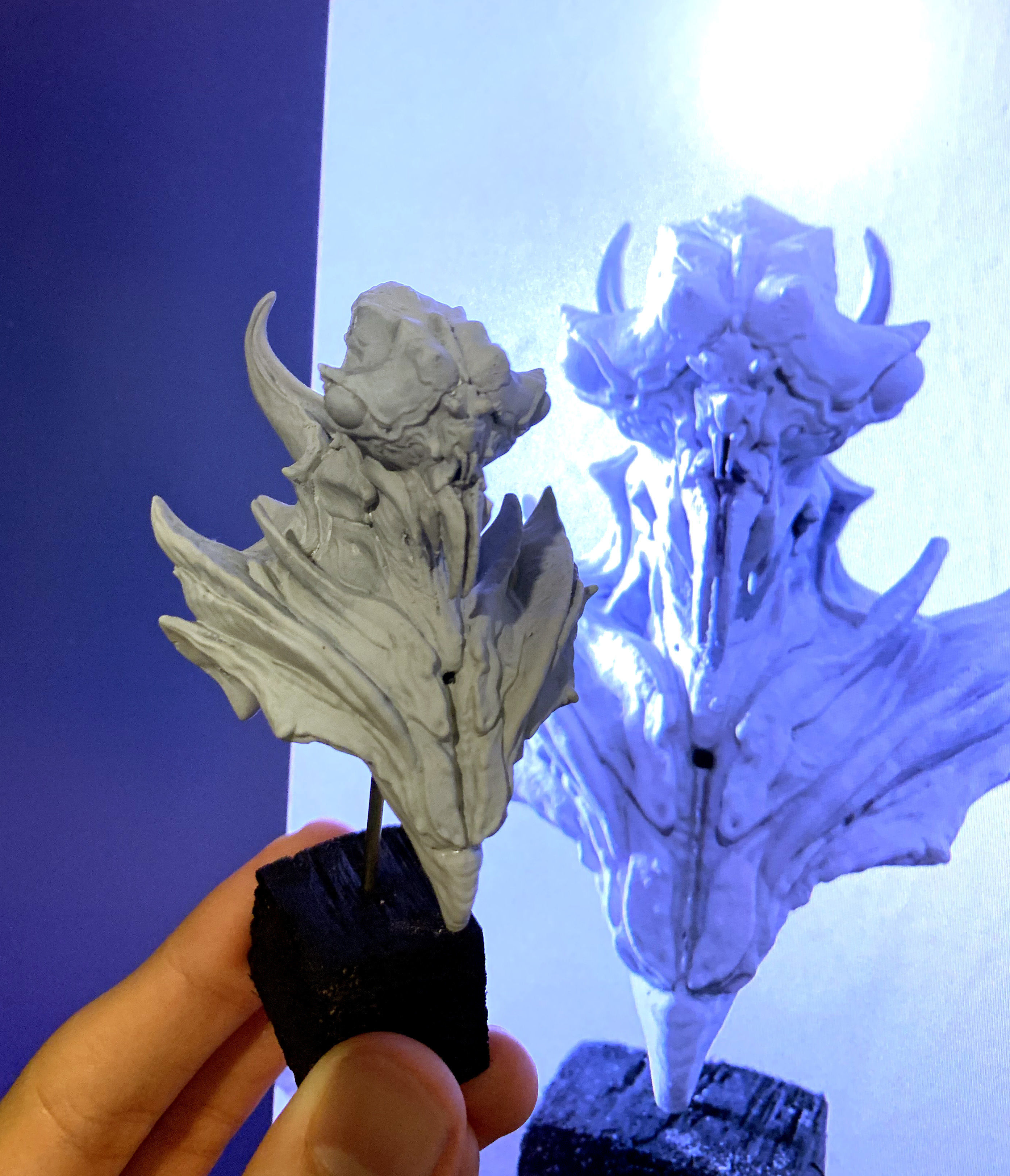 Alien insect bust ready for 3D print 3D print model_6