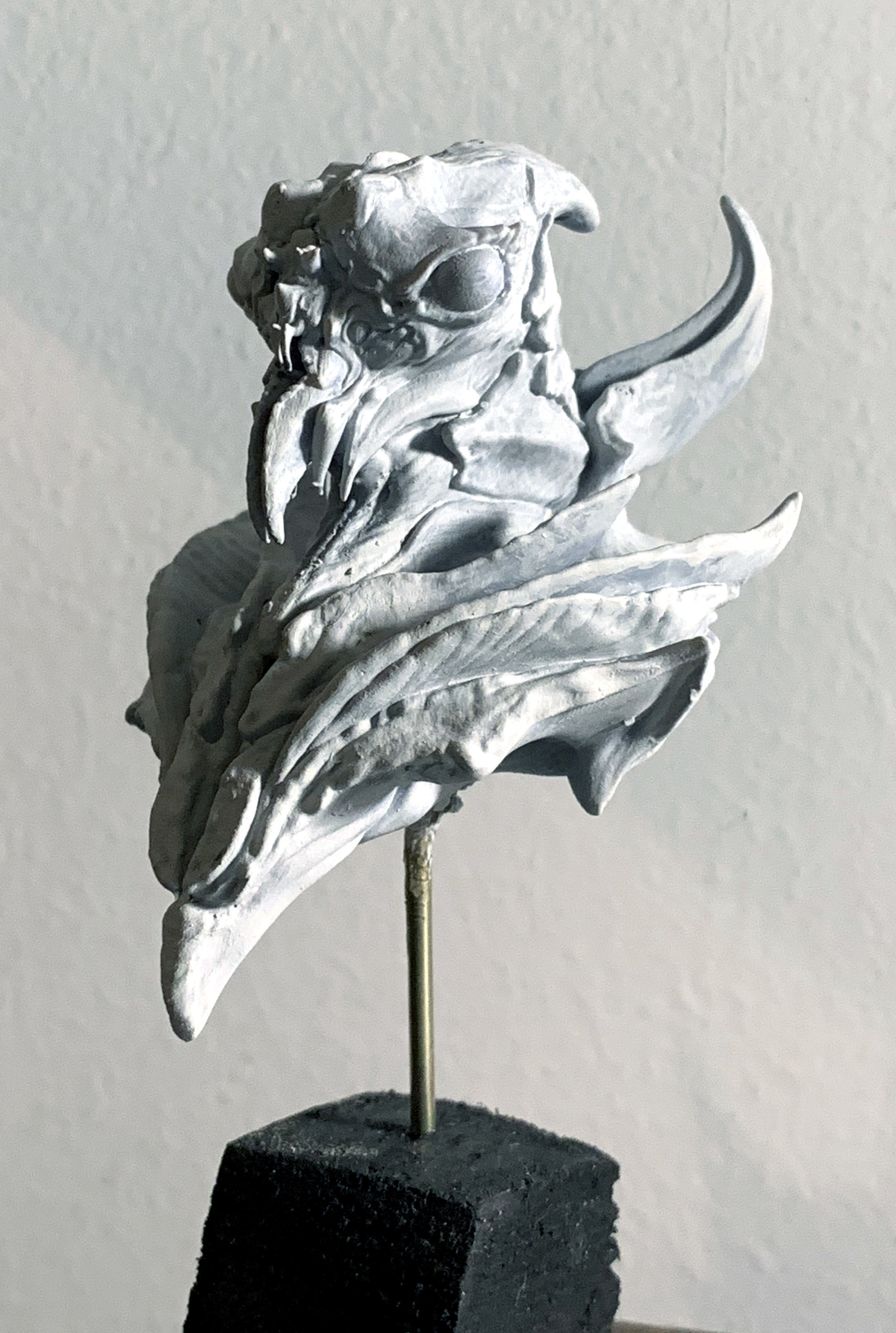 Alien insect bust ready for 3D print 3D print model_7