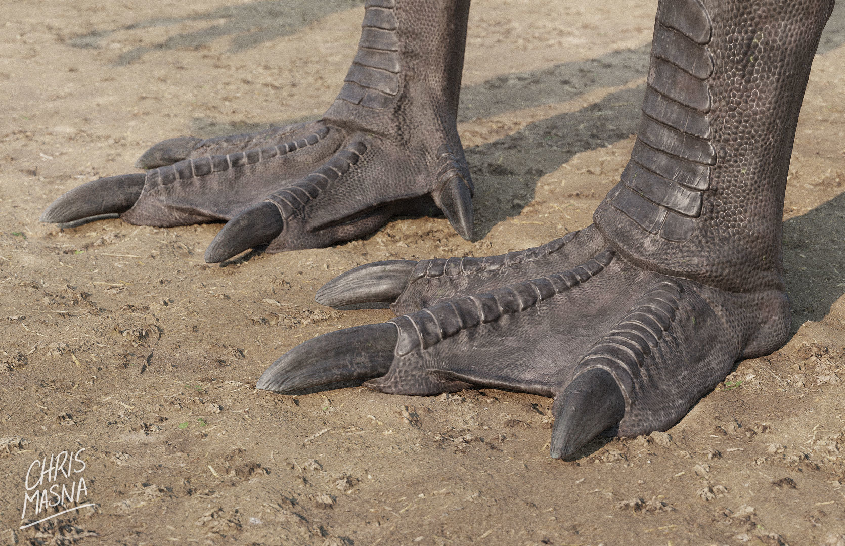 Spinosaurus aegyptiacus Low-poly 3D model_12