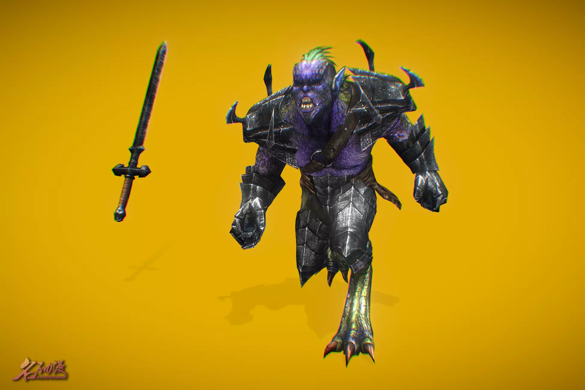 RPG King Triton Low-poly 3D model_0