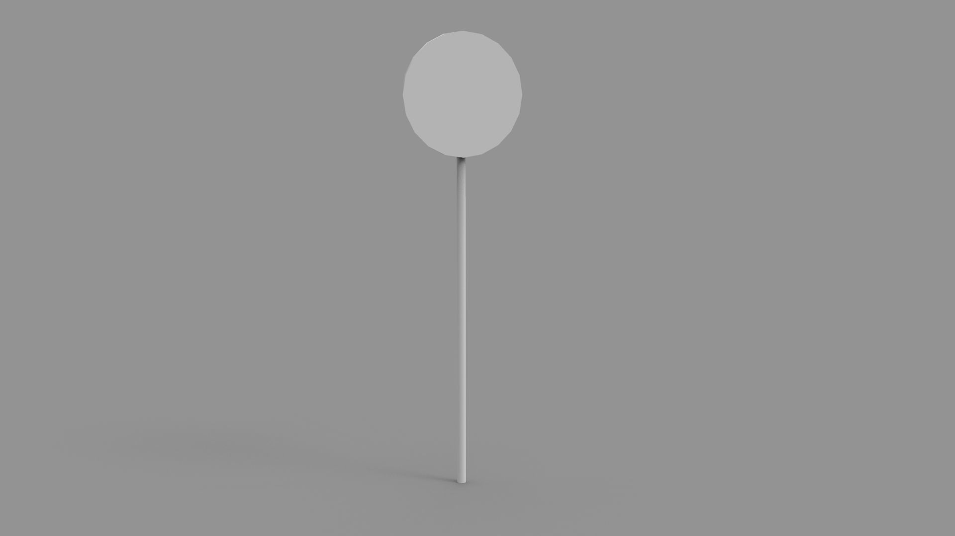 Sign boards Collection 1 Low-poly 3D model_22