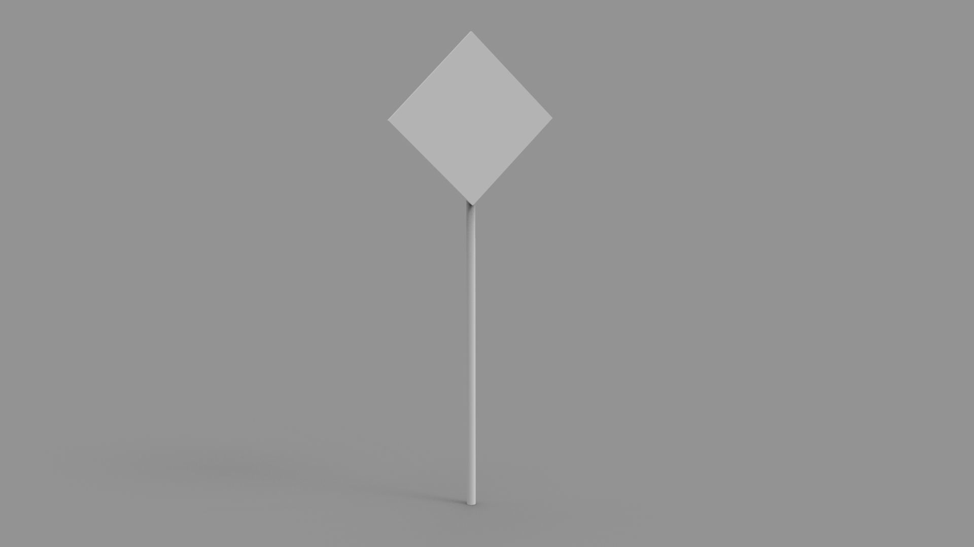 Sign boards Collection 1 Low-poly 3D model_24