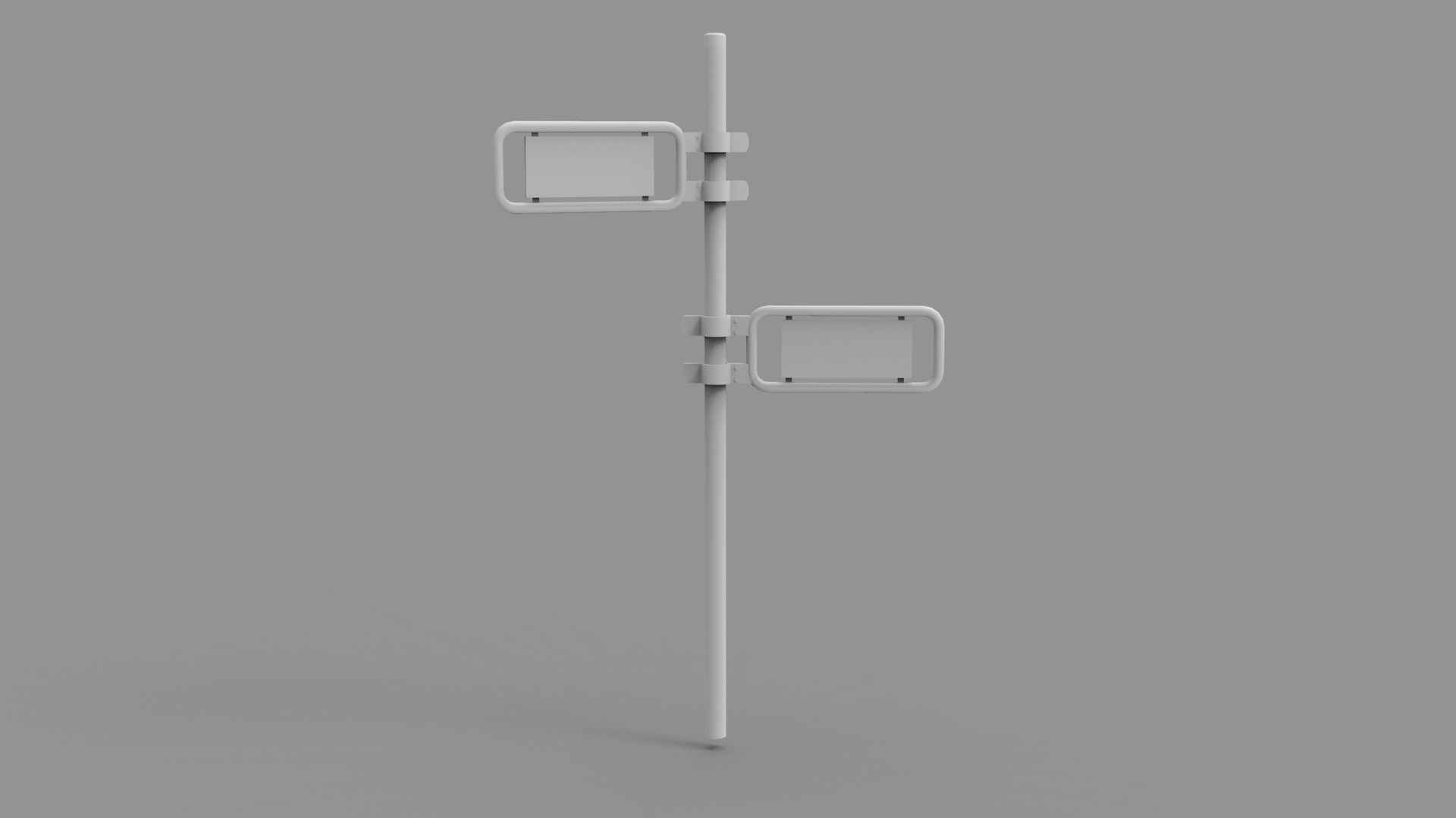 Sign boards Collection 1 Low-poly 3D model_34