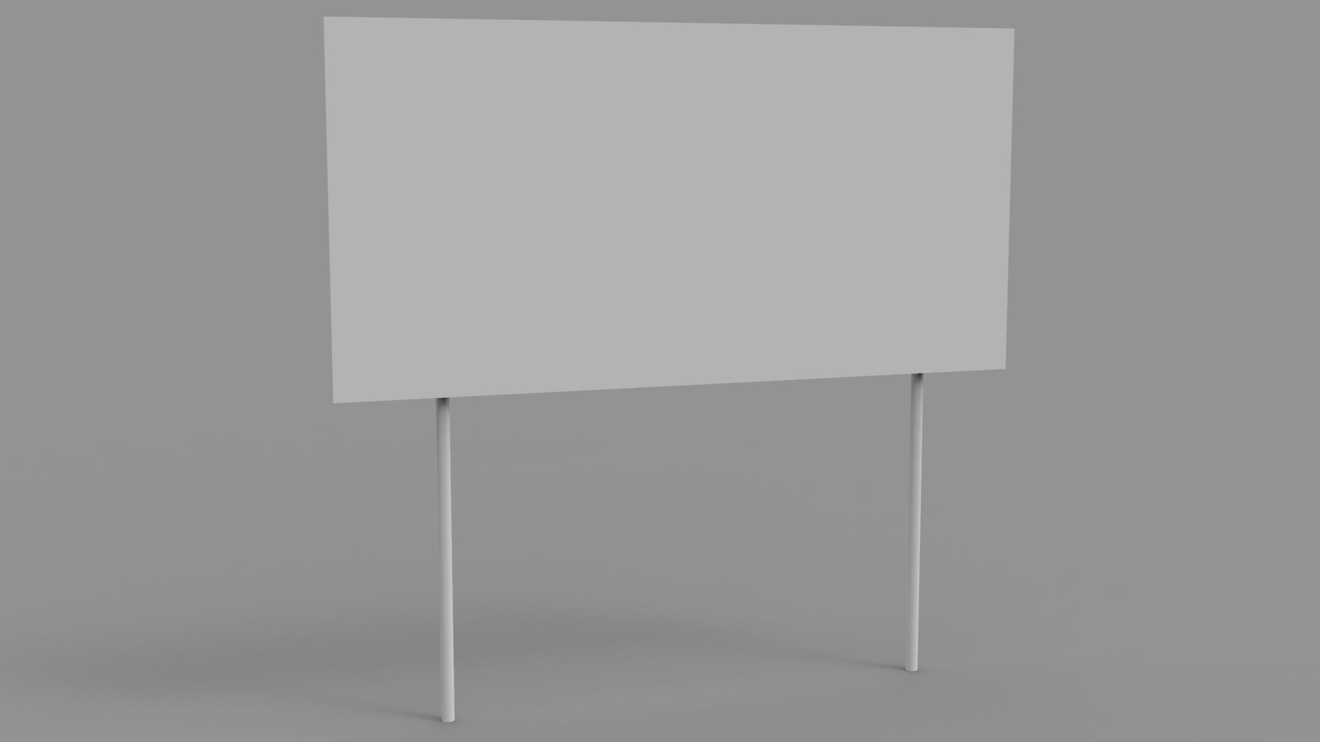 Sign boards Collection 1 Low-poly 3D model_28