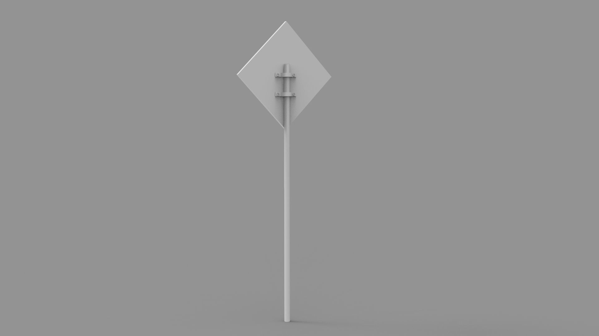 Sign boards Collection 1 Low-poly 3D model_25