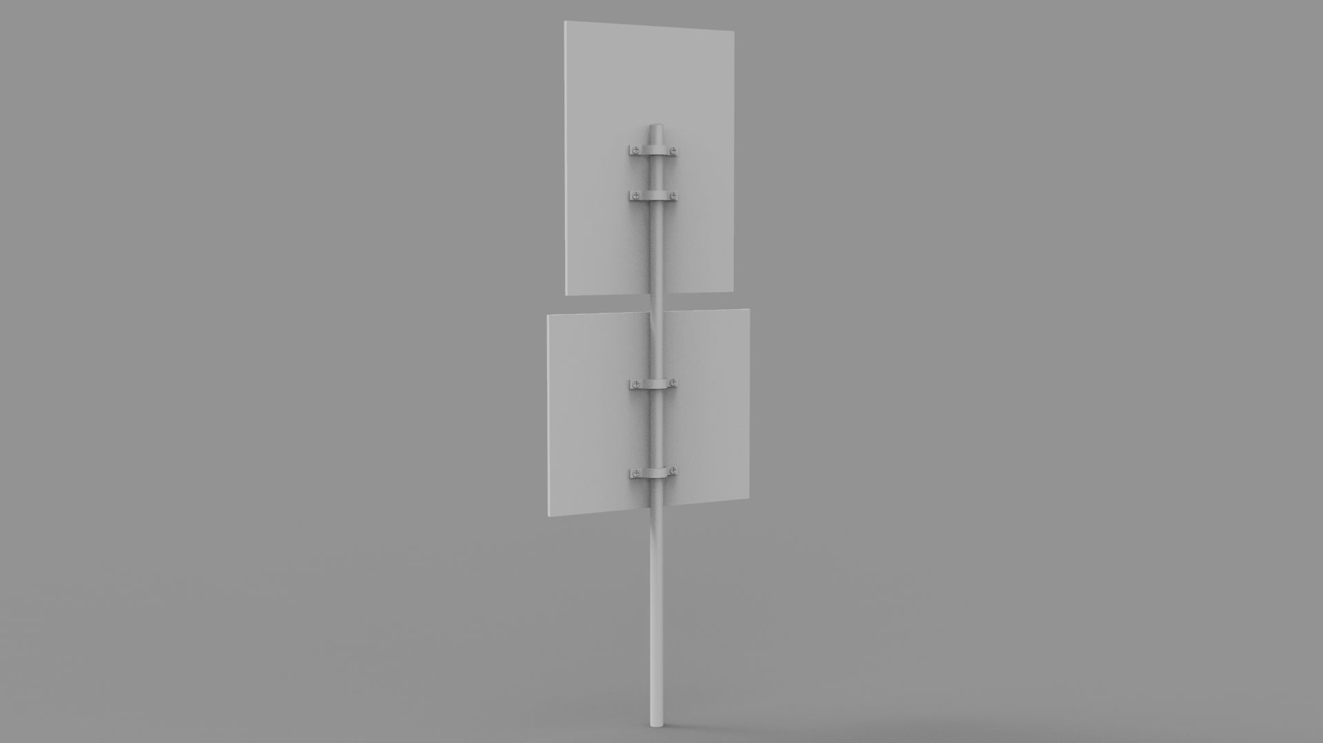 Sign boards Collection 1 Low-poly 3D model_13