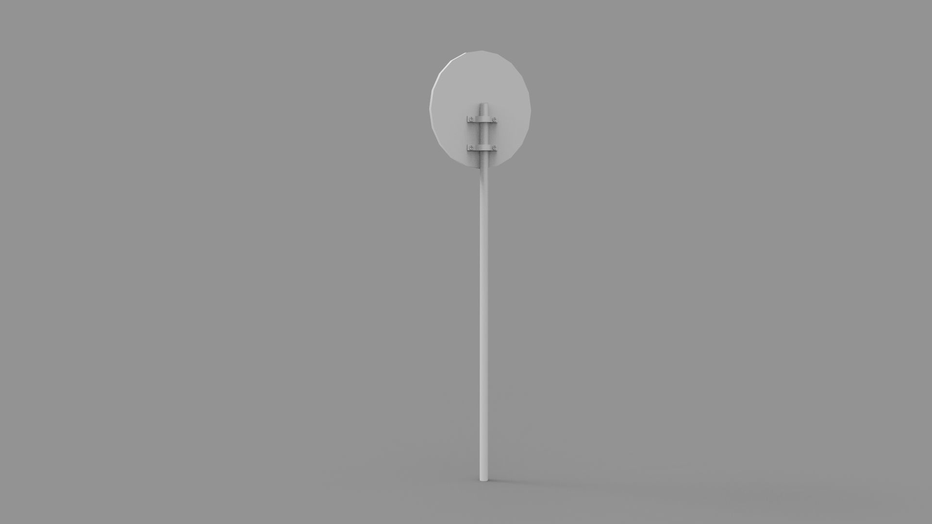 Sign boards Collection 1 Low-poly 3D model_23