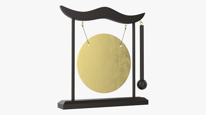 Table gong decorative 3D model