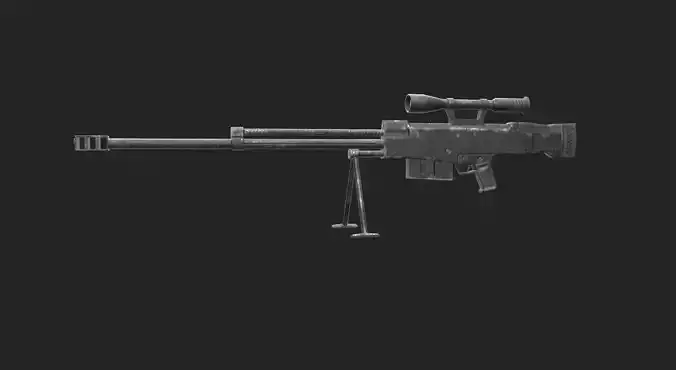 Zijiang m99 Low-poly 3D model
