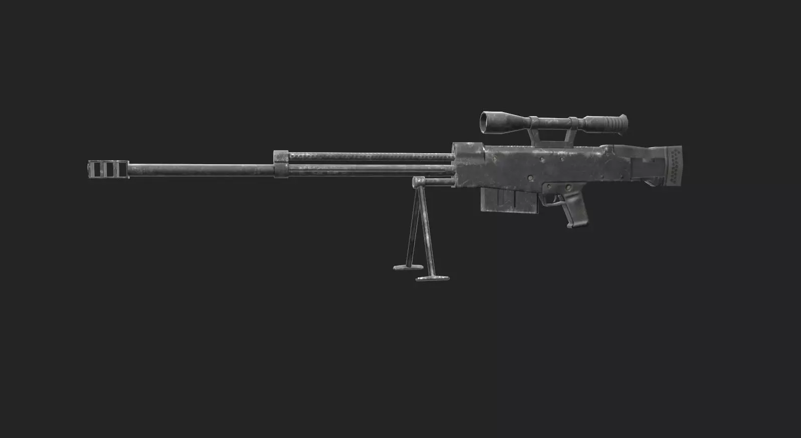 Zijiang m99 Low-poly 3D model_0