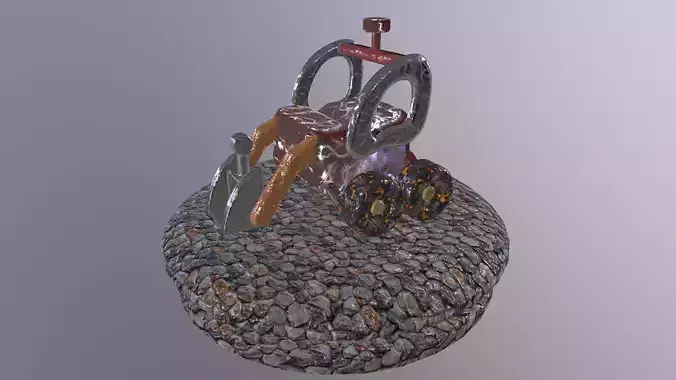 atom lightning Free low-poly 3D model