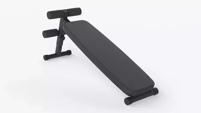 Essential workout bench 3D model