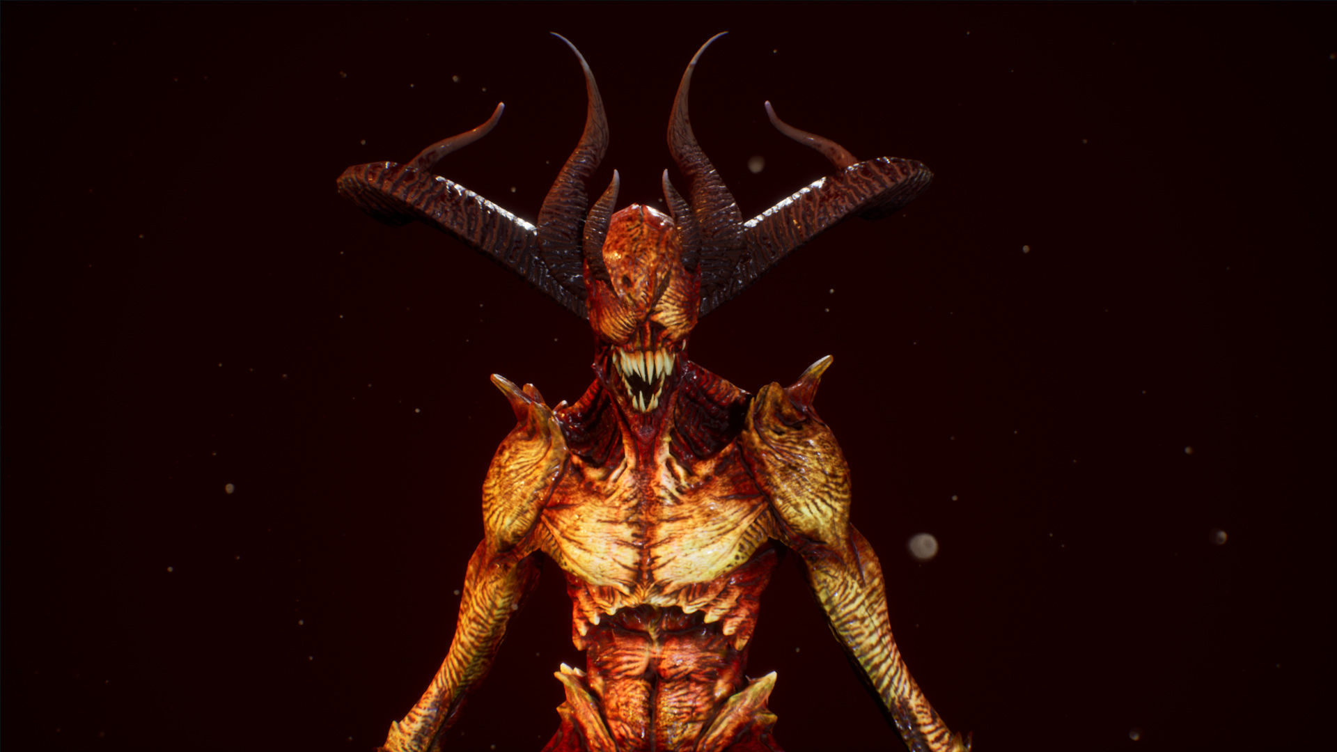 Demons Bundle 2 Low-poly 3D model_17