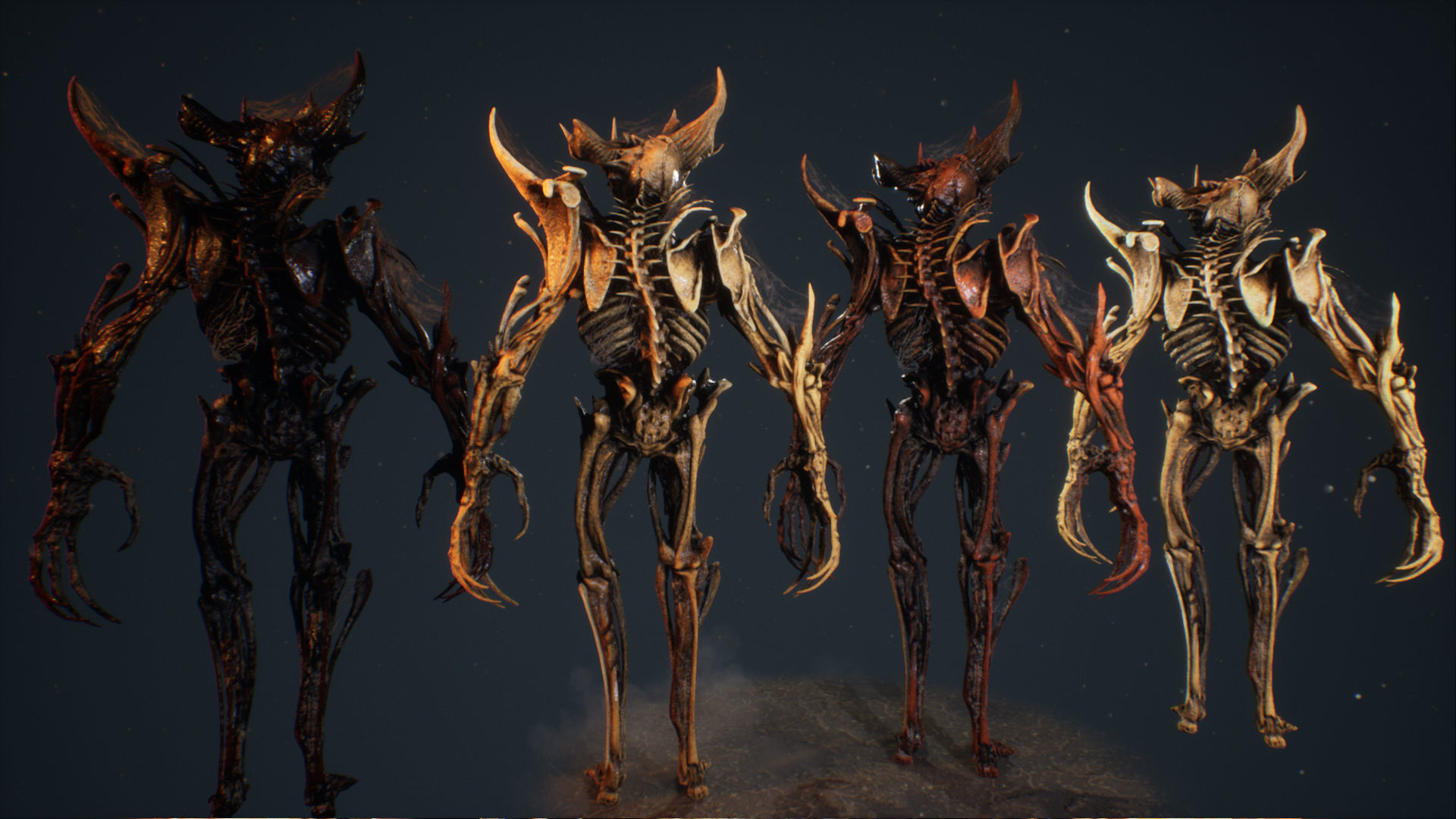 Demons Bundle 2 Low-poly 3D model_35