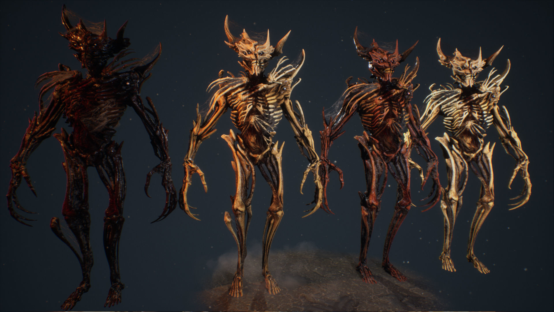 Demons Bundle 2 Low-poly 3D model_26
