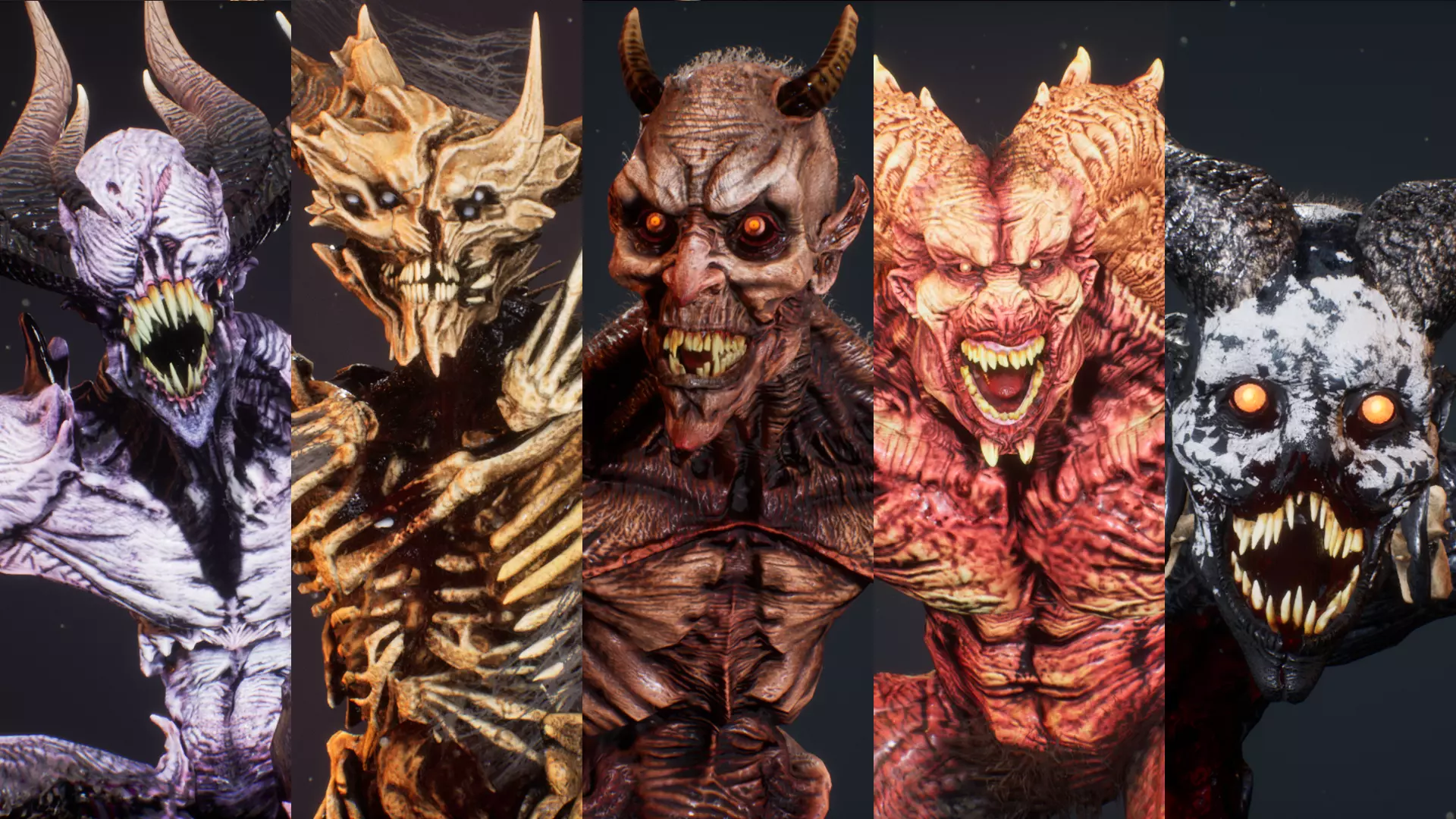Demons Bundle 2 Low-poly 3D model_0