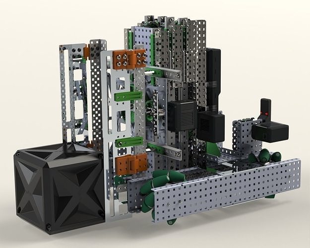 Vex Robot Cascade Lift 15inch Free 3D model