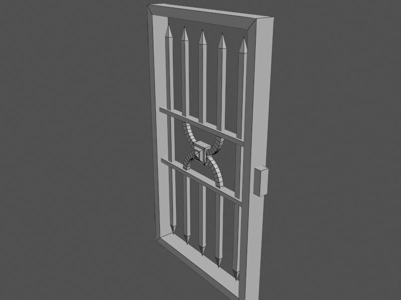 Enclave game -Zurana Hideout GATE Low Poly Free low-poly 3D model_3