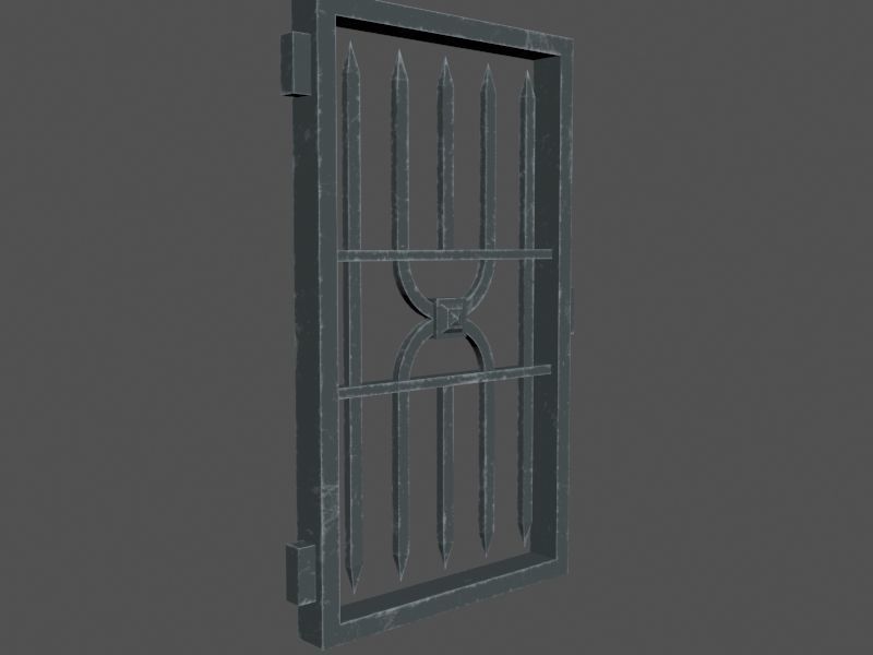 Enclave game -Zurana Hideout GATE Low Poly Free low-poly 3D model_7