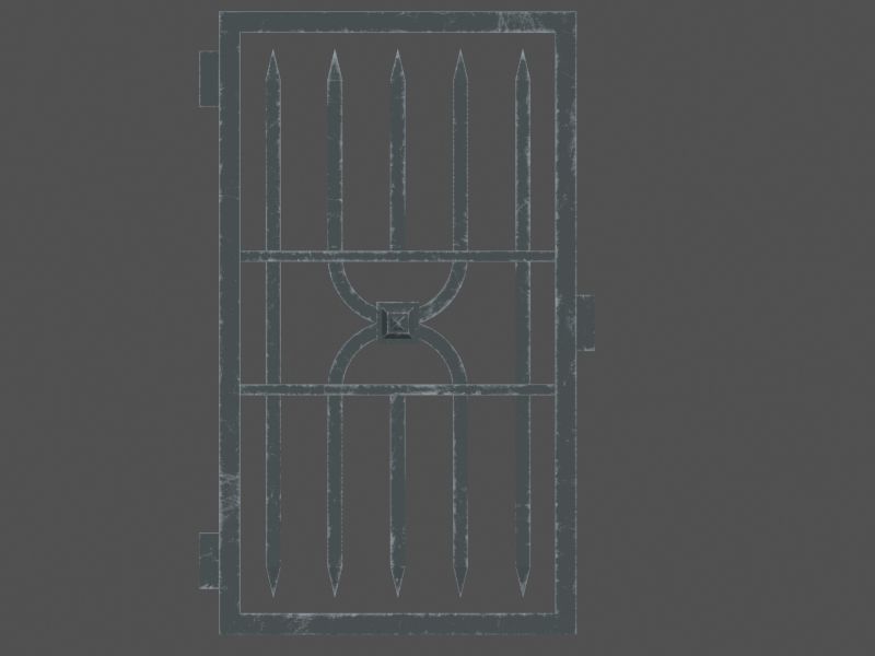 Enclave game -Zurana Hideout GATE Low Poly Free low-poly 3D model_6